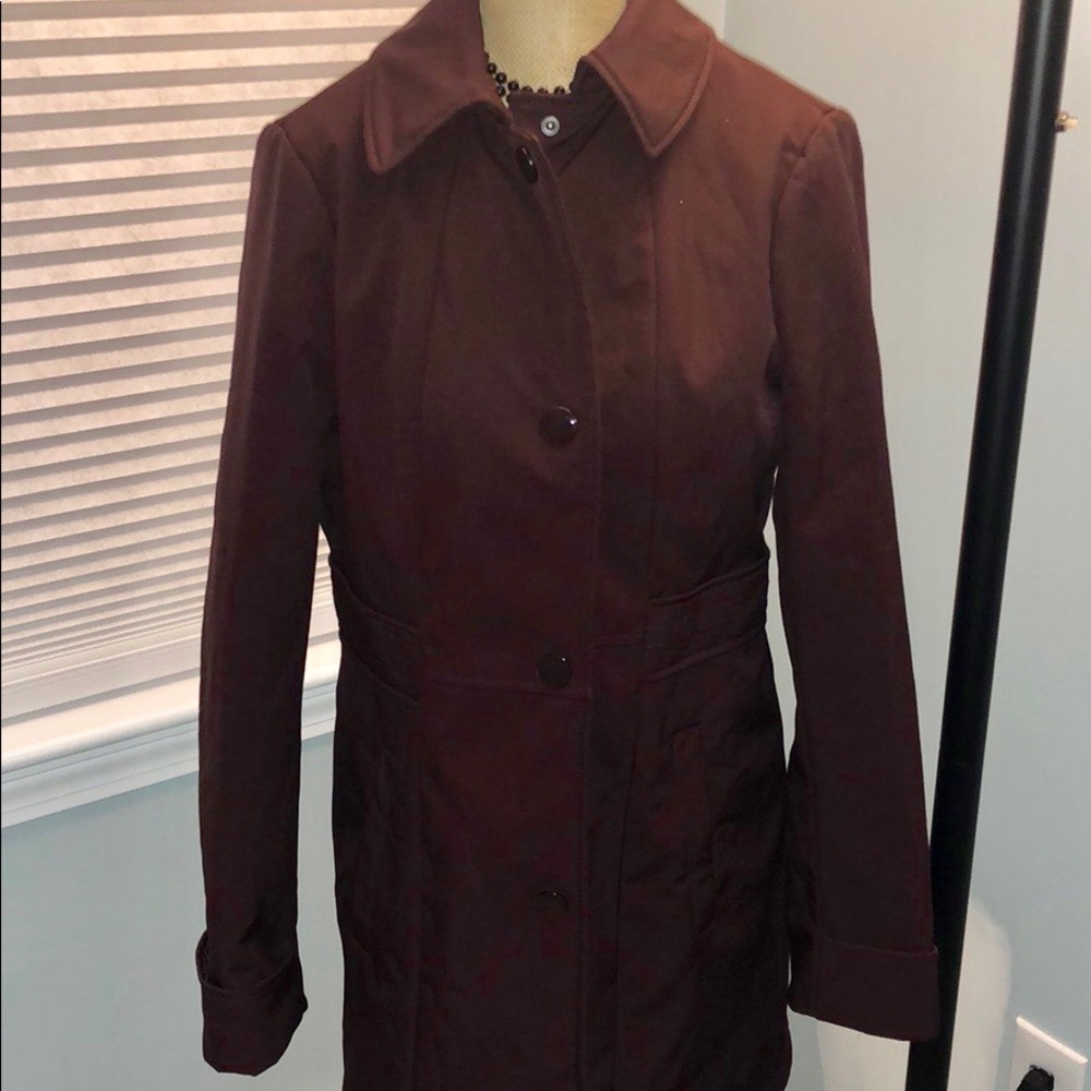 {Kenneth Cole} light weight plum coat 🍁🍂🍁🍂